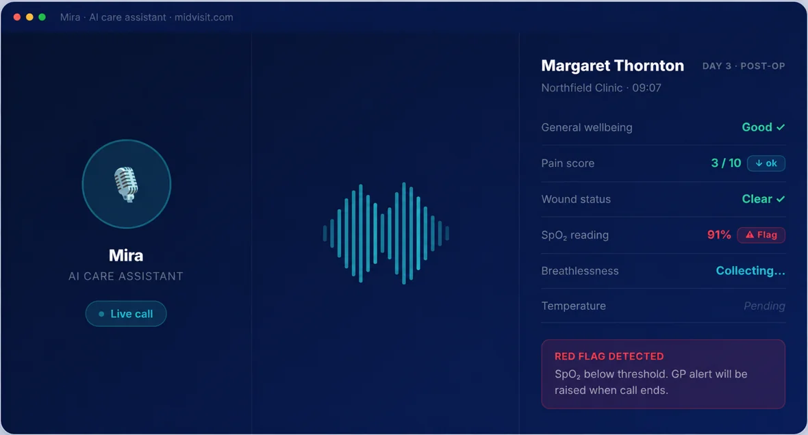 Mira call visualiser